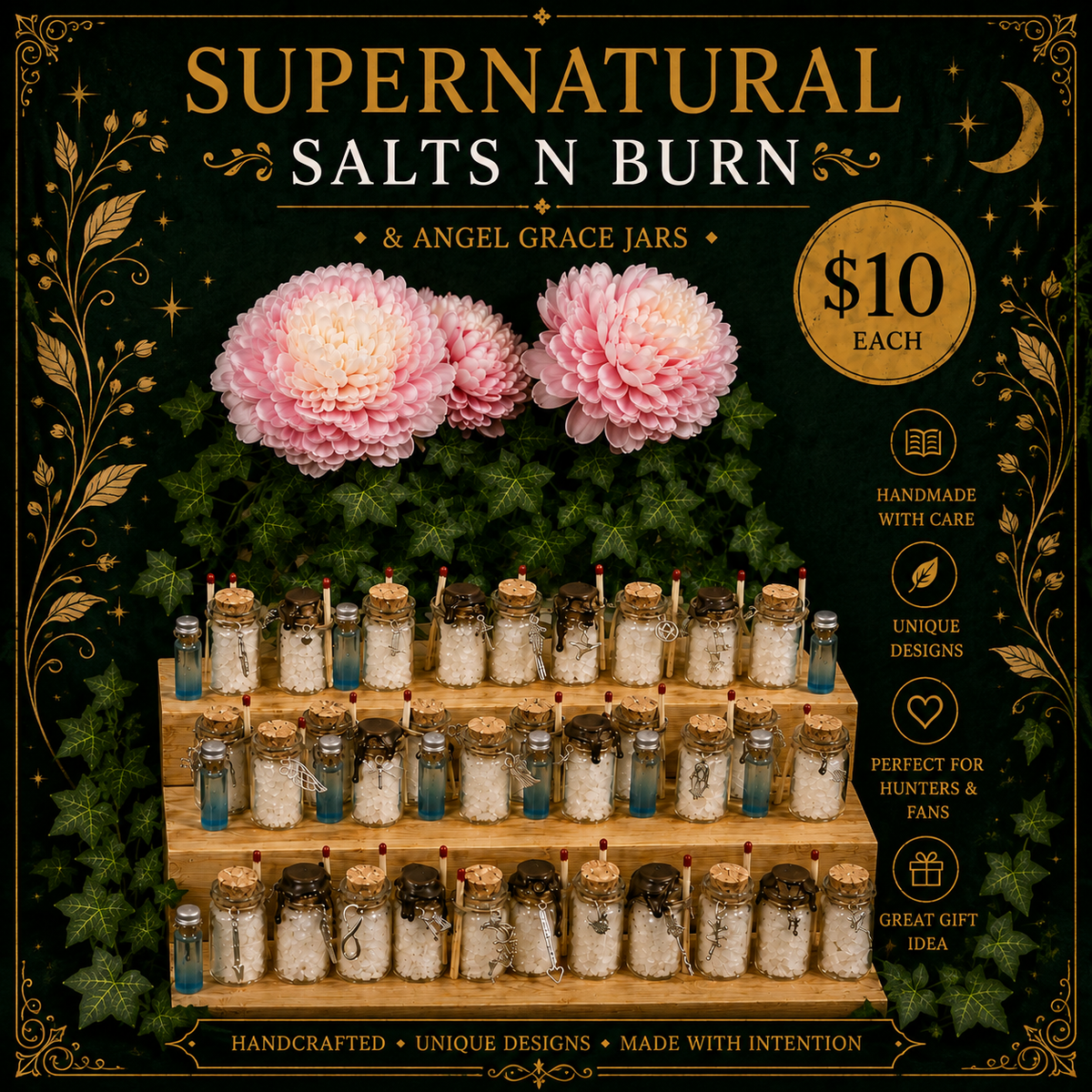 Hunter's Salt & Burn Bottles